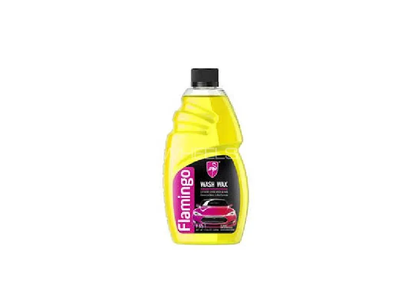 Flamingo Wash & Wax – 2-in-1 Car Shampoo & Shine | 500ml High Foam  Image-1
