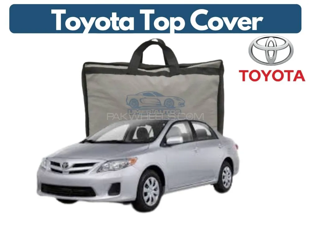 Toyota Corolla 2012 Top Cover | Waterproof Parachute | Black | Heat & Scratch Resistant Image-1