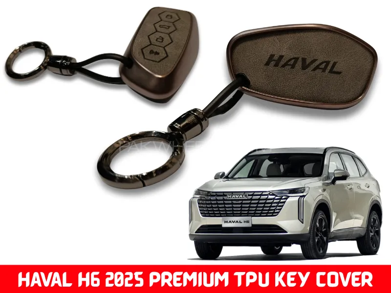 Haval H6 2025 (Facelift) Premium Quality Luxury TPU Key Cover (S/B) Color | TPU Car Key Cover Image-1