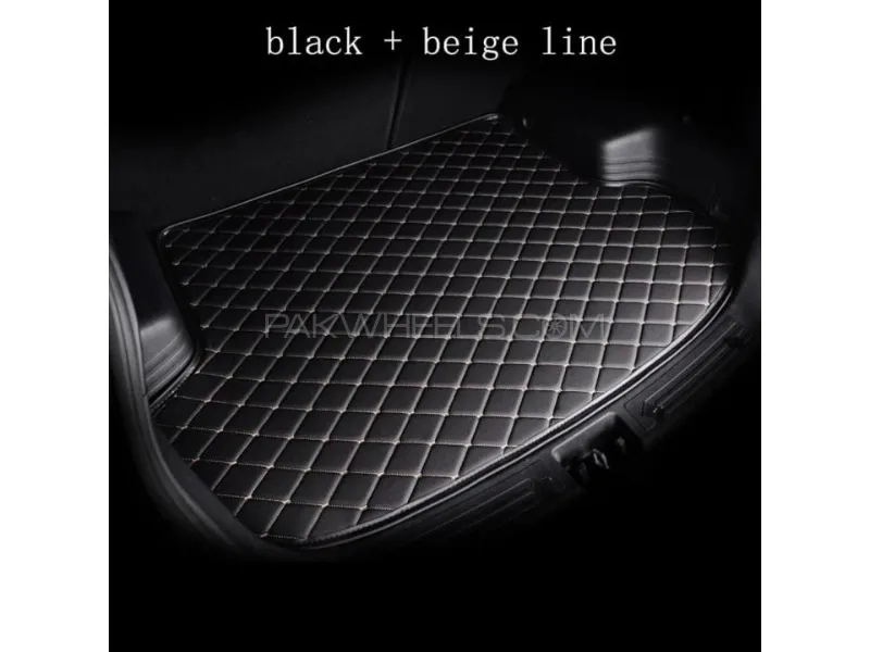 Toyota Mark X 7D Custom Car Trunk Mat - Model 2010-2019 Image-1
