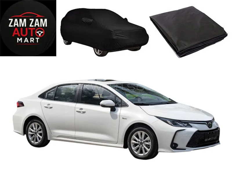 Corolla High Quality Black coated top Cover Image-1
