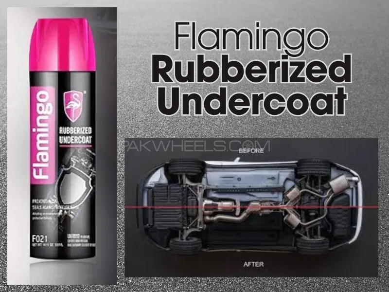 Flamingo Rubberized Undercoat – 500ml | Sound & Corrosion Protection Image-1