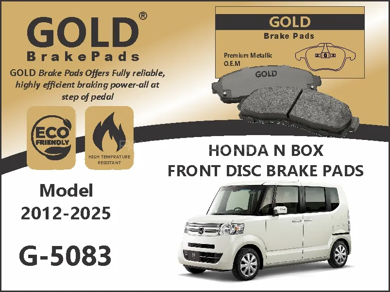 Honda N Box Front Premium DIsc Brake Pads G-5233 Image-1