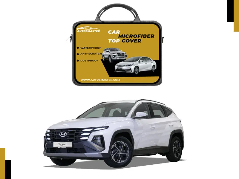 Hyundai Tucson - Model 2025 Microfiber Car Top Cover Image-1