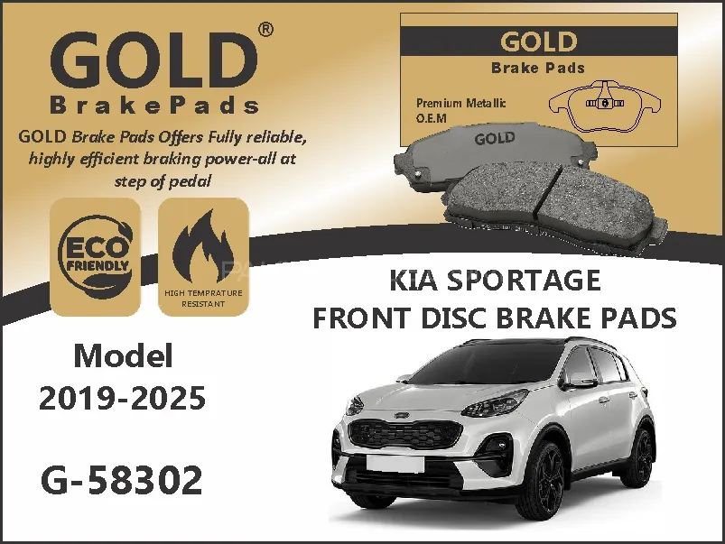 Kia Sportage Front Premium Disc Brake Pads  Image-1