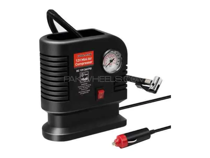 Mini Air Compressor 12V – 250 PSI Portable Tyre Inflator for Car, Bike, MTB, SUV Image-1