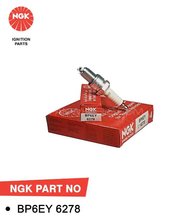 NGK Spark Plug (BP6EY) for Suzuki Bolan 800cc 1990-2013 (japan -Single Pc) Image-1