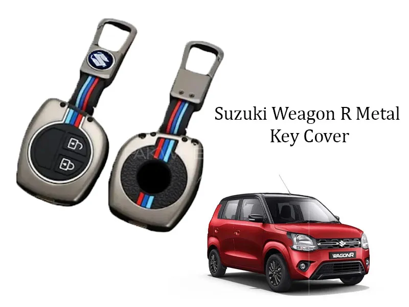 Suzuki Weagon R Premium Metal Car Key Cover Luxury Zinc Alloy Car Key Case Image-1
