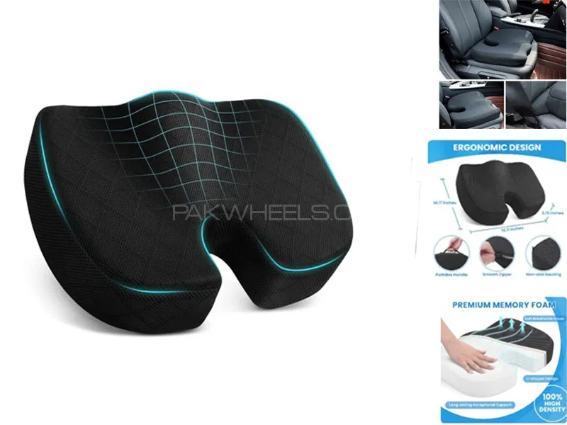 Universal Car Seat Cushion | Hip Support Cushion | U Shape Image-1