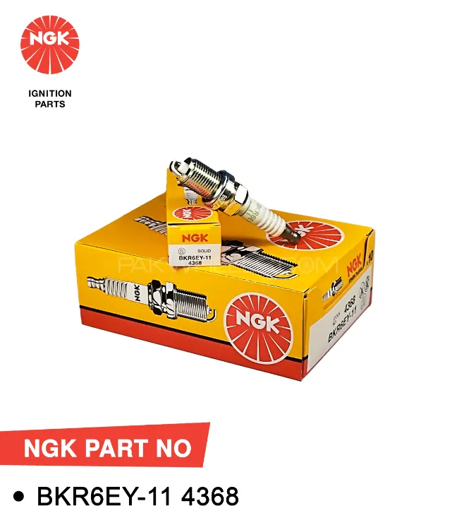 NGK Spark Plug for Toyota Corolla, 1600cc, 1991-1995, (BKR6EY11) (Japan-Single Pc) Image-1