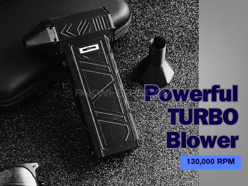 Mini Portable Air Blower | Handheld Wireless | Turbo Jet Fan High Speed Car Vacuum Cleaner | Compute Image-1