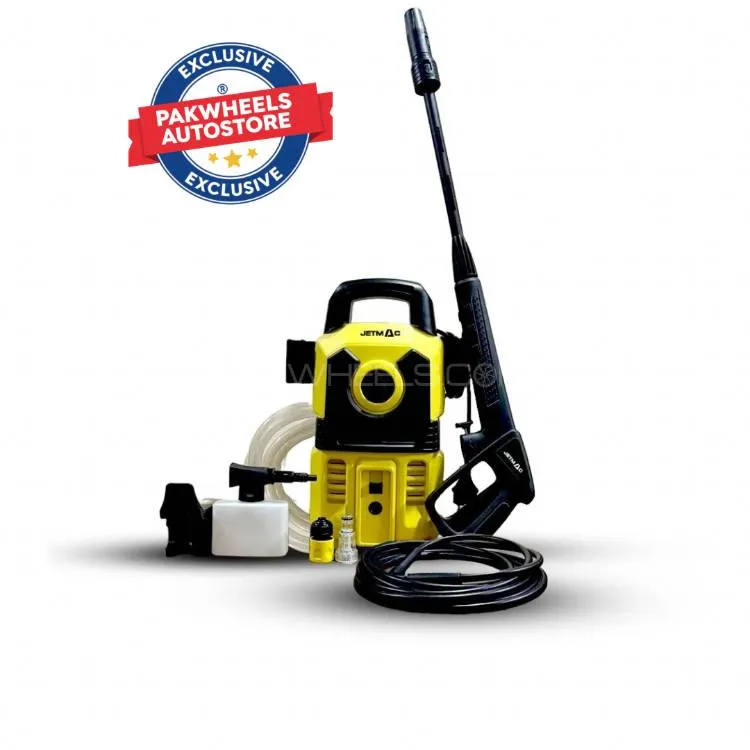 Jetmac High Pressure Washer 1300 Watts - 90 Bar With Foaming Bottle Image-1