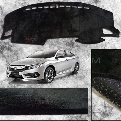 Honda Civic 2016-2020 Velvet Dashboard Matt Image-1