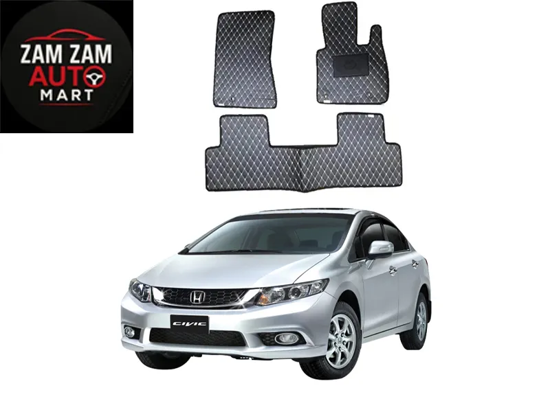 Honda Civic Rebirth Floor Mat  3PCS - Model 2013-2016 Image-1