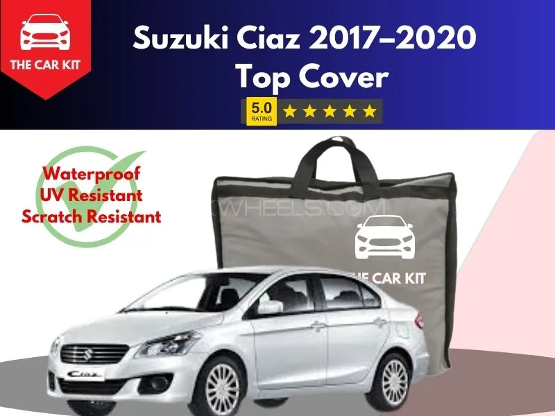 Suzuki Ciaz 2017–2020 Top Cover | Waterproof | Scratch Resistant | Parachute Fabric Image-1