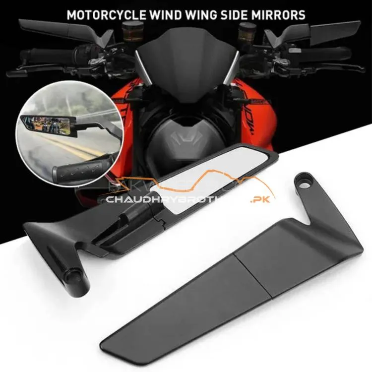 Wind wings side view mirror-handle  fitting-small size Image-1
