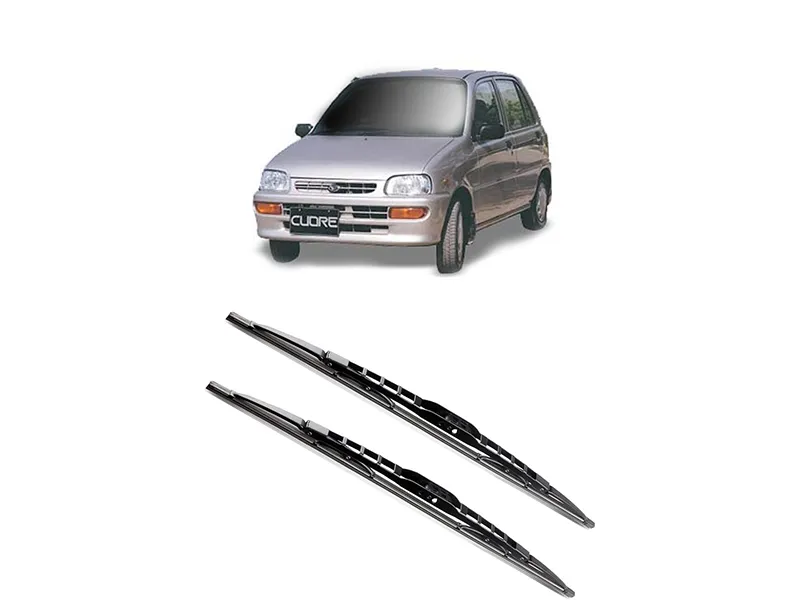 Daihatsu Cuore Wiper Blade Metal Type Pair Image-1