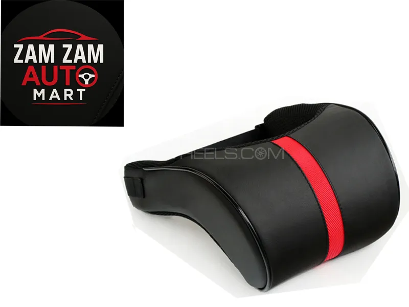Neck rest pillow black color Image-1