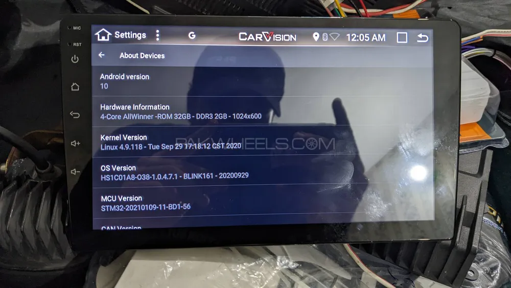 Honda civic android panel 2gb 32 gb car vision original Image-1