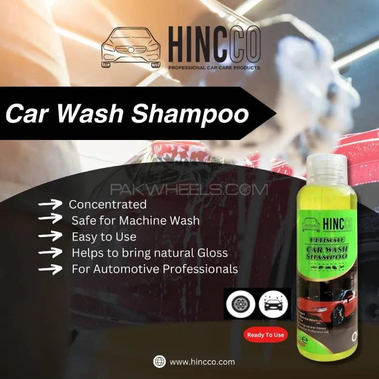 Car Wash Shampoo - Car Body Shampoo - Car Shampoo - 375ml - Hincco Image-1