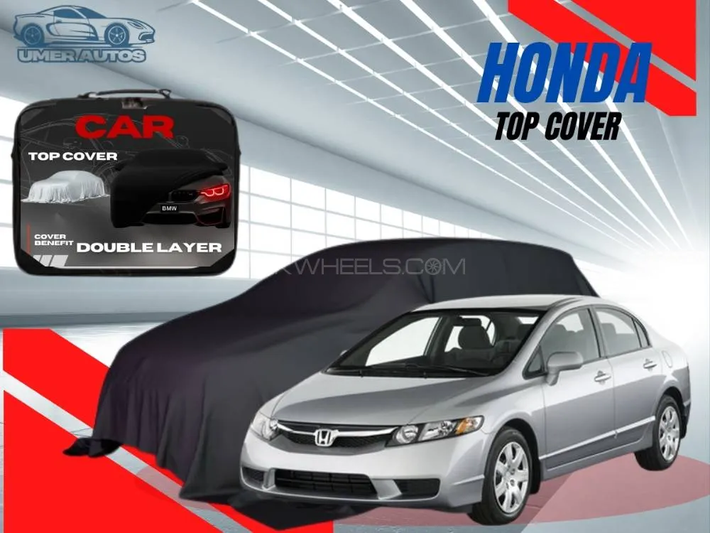 Honda Civic Reborn 2009-2012 Top Cover | Grey | Double Layer | Waterproof | Premium Quality Image-1