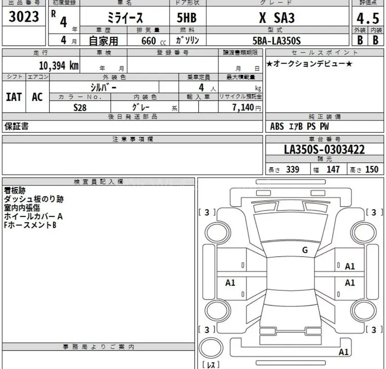 Daihatsu Mira 2022 for Sale in Karachi Image-1