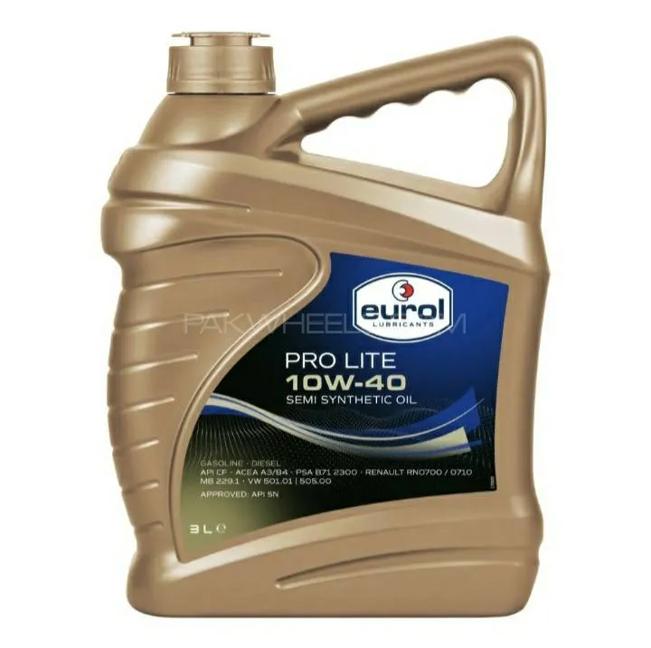 Eurol ProLite 10W40 API-SN/CF Semi Synthetic 3 Liter Image-1