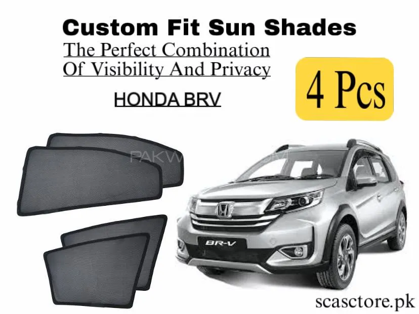 Honda BR-V Sun Shades for Heat and UV Protection Image-1