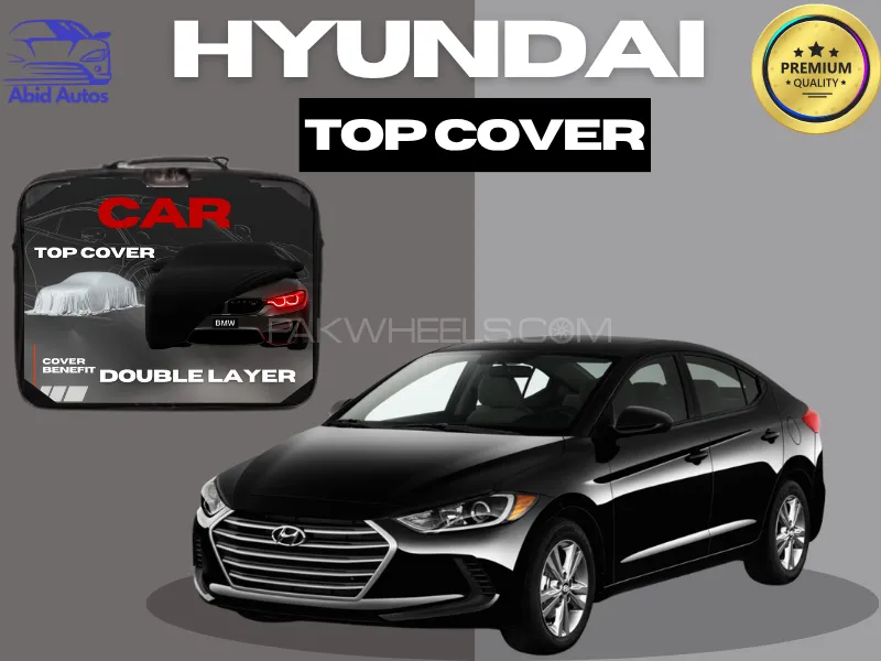 Hyundai Elantra 2018-2023 Top Cover | Grey | Double Layer | Waterproof | Premium Quality Image-1