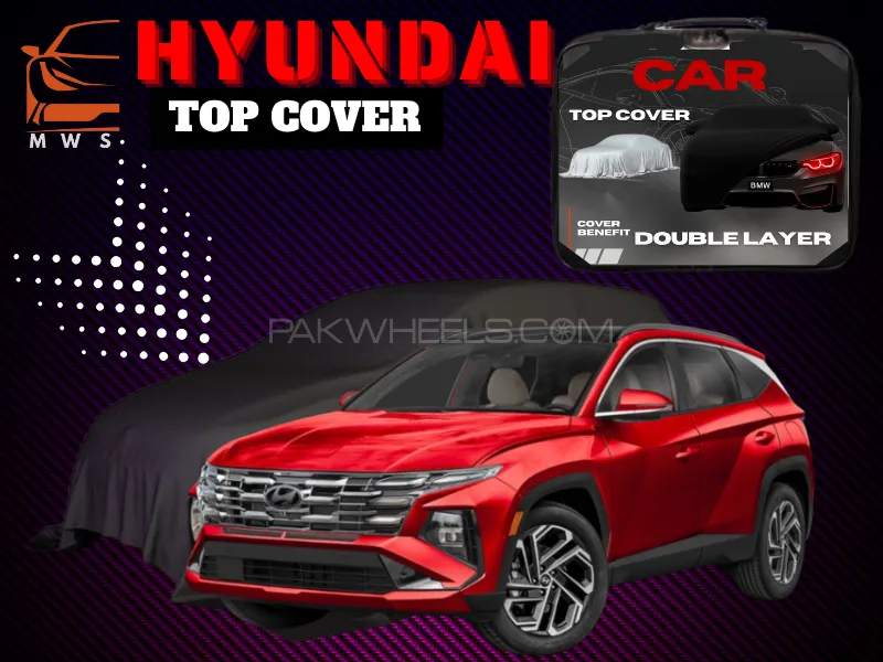 Hyundai Tucson 2025 Top Cover | Grey | Double Layer | Waterproof | Premium Quality Image-1