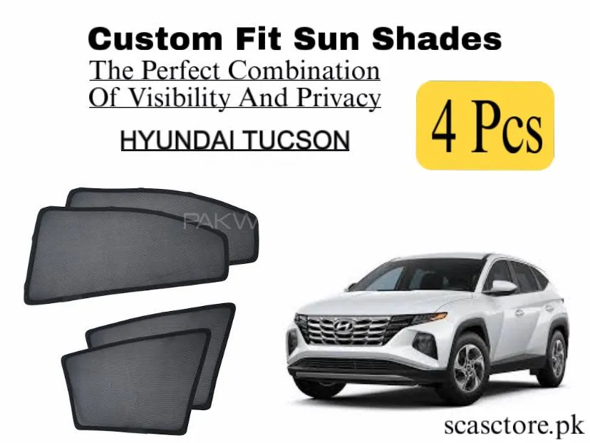 Hyundai Tucson Sun Shades for Heat and UV Protection Image-1