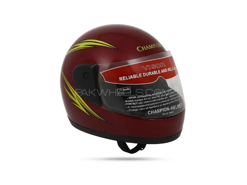 Champion Full Face Motorcycle Helmet – Random Color & Graphics Image-1