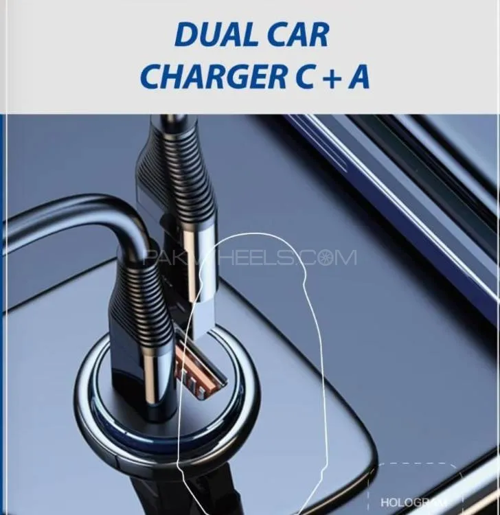 Goodyear Dual Car Charger C+A 30Watt Fast Charger Image-1