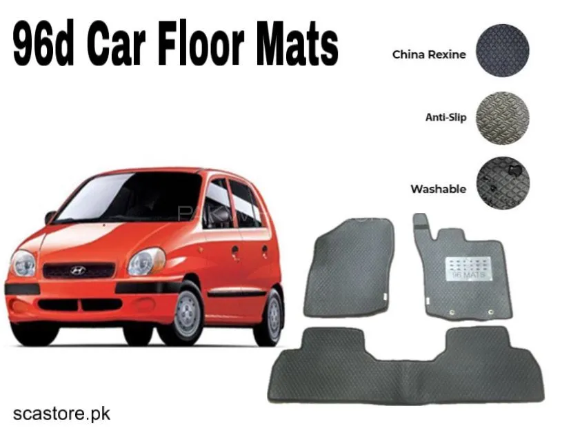 Hyundai Santro 96 Car Floor Mats – Premium Leatherite Mats for Ultimate Protection & Luxury Image-1