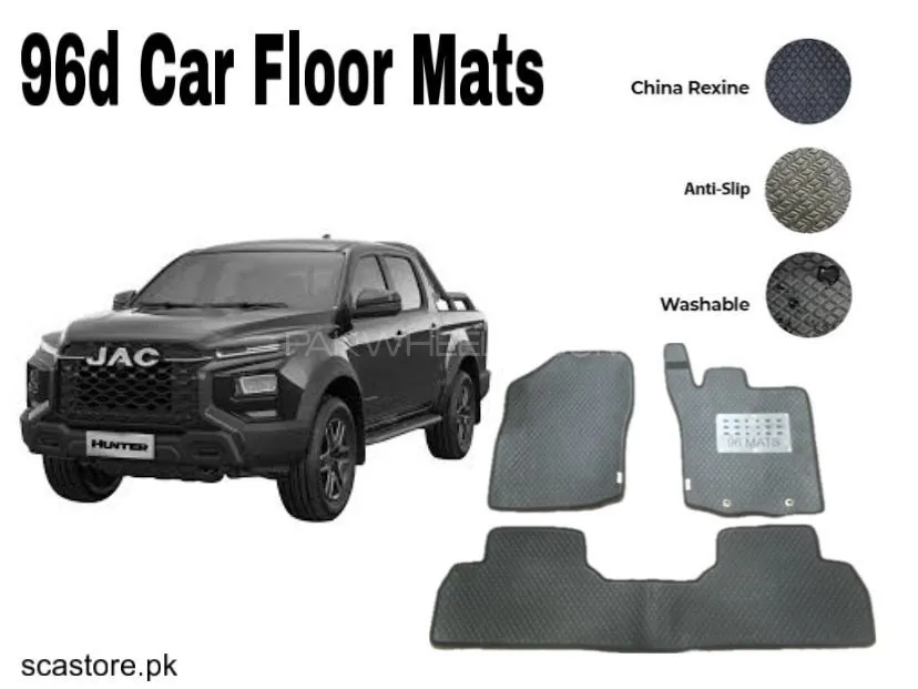 JAC T9 Hunter 96 Car Floor Mats – Premium Leatherite Mats for Ultimate Protection & Luxury Image-1