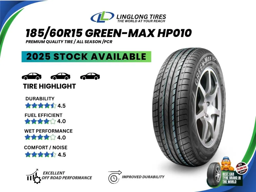 Ling Long Tyre 185/60R15 GREEN MAC HP010 Image-1