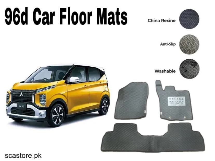 Mitsubishi Ek Wagon 96 Car Floor Mats – Premium Leatherite Mats for Ultimate Protection & Luxury Image-1