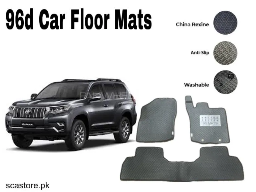 Toyota Prado 96 Car Floor Mats – Premium Leatherite Mats for Ultimate Protection & Luxury Image-1