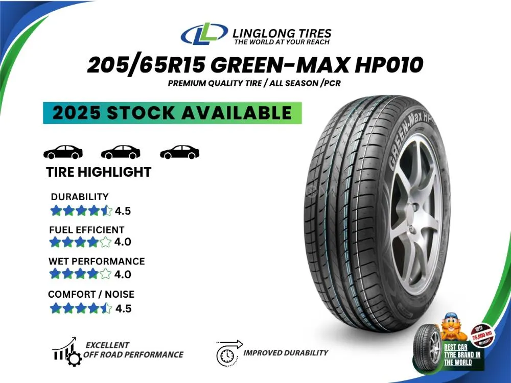 Ling Long Tyre 205/65R15 GREEN-MAX HP010 Image-1