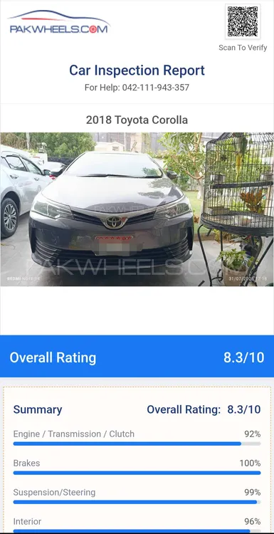 Toyota Corolla 2018 for Sale in Karachi Image-1