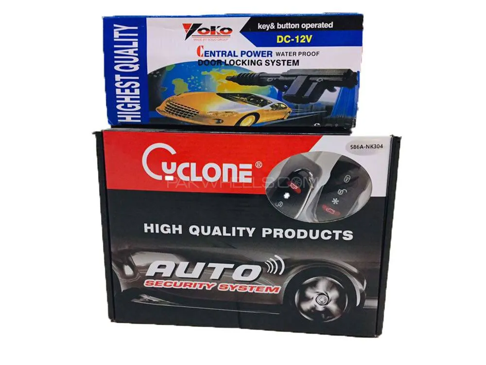 Cyclone Keyless CAR ALARM SECURITY SYSTEM For Suzuki, Honda And Toyota  With Yoko Moter Image-1