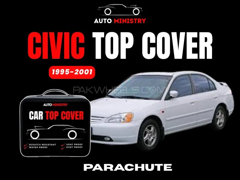 Honda Civic 1995–2001 Parachute Top Cover | Waterproof | UV Resistant | Complete Protection  Image-1