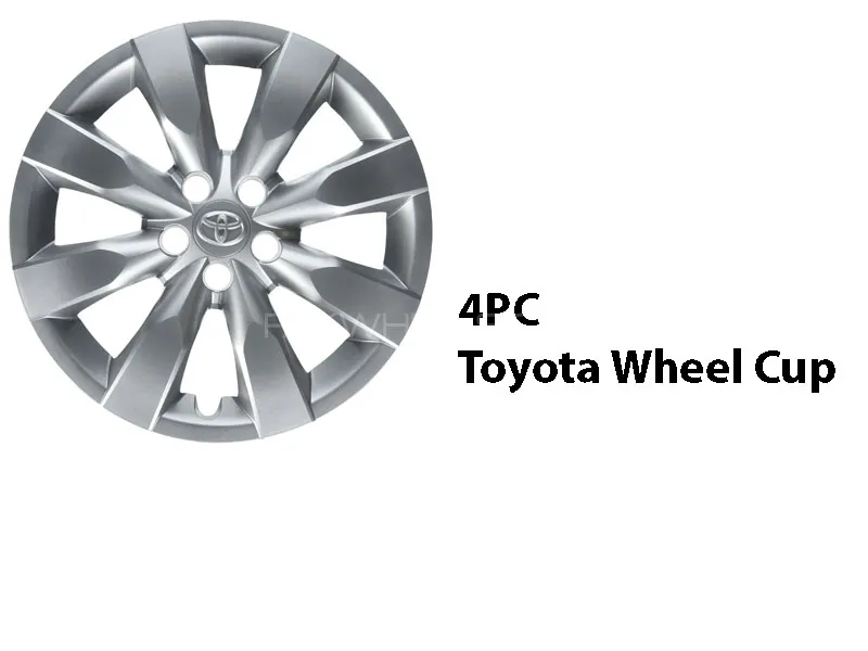 Premium Toyota Car Wheel Cup (Set of 4) – Stylish Protection for Your Wheels Image-1