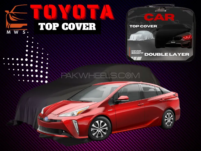Toyota Prius 2016–2022 Top Cover | Double Layer | Waterproof | Premium Quality | Scratch Resistant Image-1