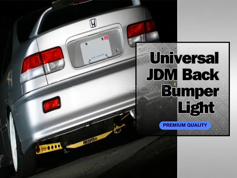 Universal | JDM | Back Bumper Light In | Premium Quality | 1 Pc. Image-1
