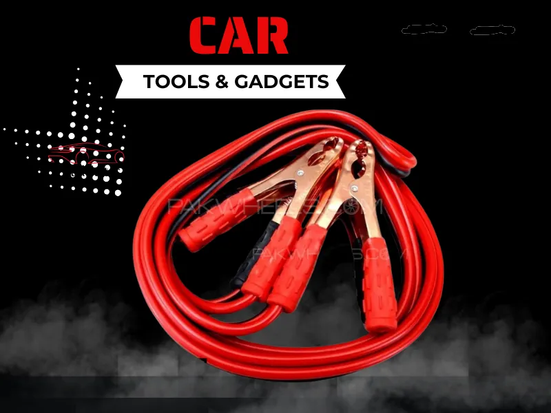 2M 500A Car Battery Jump Cable | Heavy-Duty Booster Cable | Emergency Vehicle Jump Starter Image-1