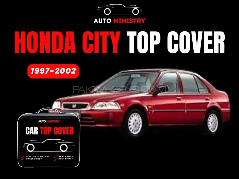 Honda City 1997–2002 Double Layer Top Cover – Heavy-Duty Oxford Fabric | 100% Waterproof Image-1