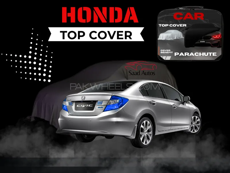 Honda Civic Rebirth 2012–2016 | Parachute Fabric Car Cover | Lightweight Waterproof All-Weather Image-1