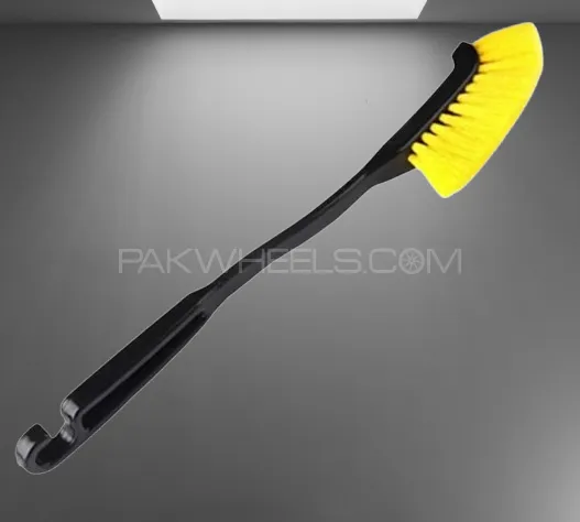 Long Handle Wheel Tire Cleaning Brush  (T-21) Image-1