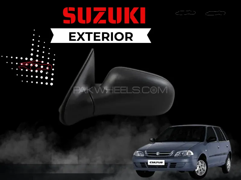 Suzuki Cultus 2007–2016 | Left Side Door Mirror (LH) | Durable Replacement Exterior Accessory Image-1